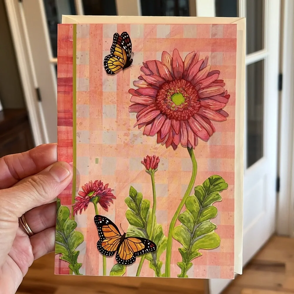 Floral and Nature Greeting Cards Set New